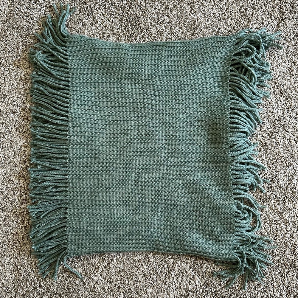 Infinity Fringed Acrylic Scarf